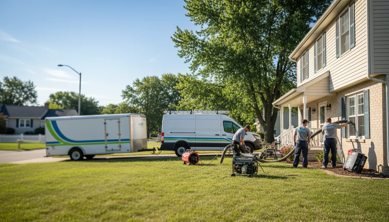 Flooded Basement Restoration And Cleanup With Repair in Zenda, WI near me
